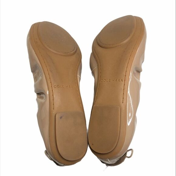 𝅺cole Haan Ashlyn Patent Back Bow Ballet Flat Shoes - Picture 7 of 8